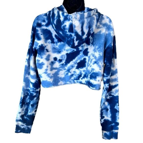 Pepsi Graphic Tie Dye Crop Hoodie - Picture 11 of 12
